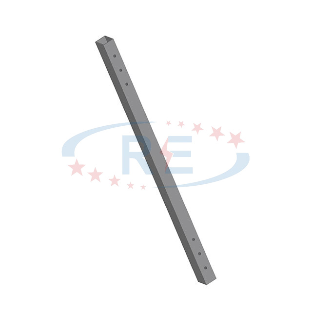 Hot Dip Galvanized ASTM A153 Rectangular Steel Crossarm
