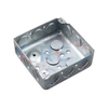 Universal Steel Electrical Switch Box with Knockouts for Easy Installation