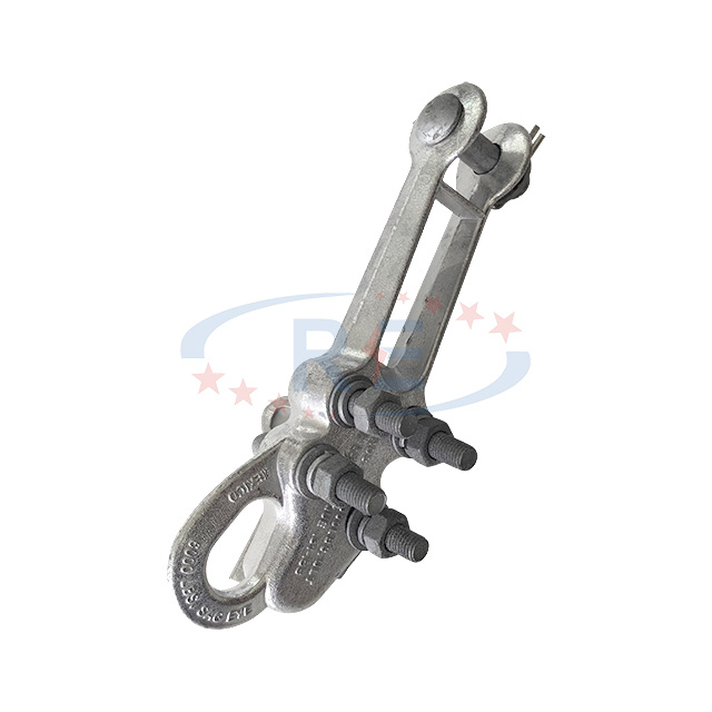 Aluminum Straight Line Strain Clamp | Hot Dip Galvanized ASTM A153 | Durable Power Line Connector