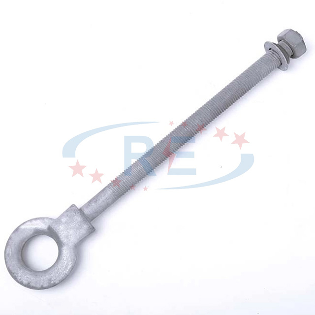 Hot-DIP Galvanized Eye Bolt and Nut Stay Assembly Accessories