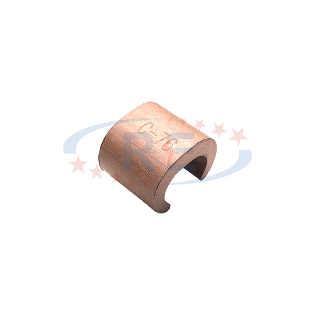 Durable C Type Compression Connector | Tinned Copper Cable Clamp for Grounding & Splicing