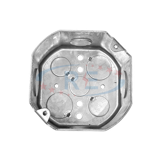 Heavy-Duty Galvanized Steel Electrical Switch Box for Safe Wiring