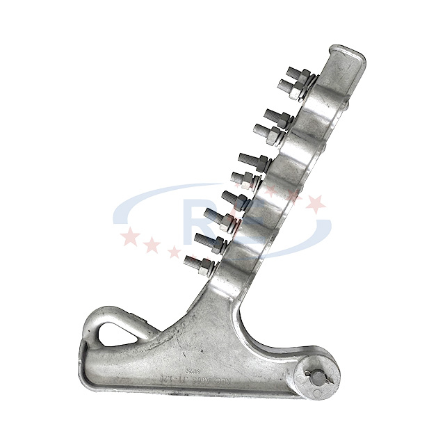 High Strength Deadend Strain Clamp | Aluminum & Hot Dip Galvanized Finish | Reliable Power Line Connector