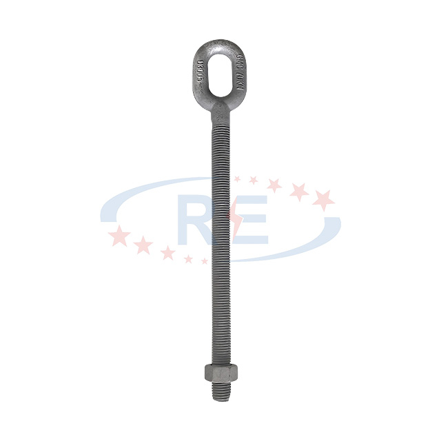 Hot Dip Galvanized Oval Eye Bolts – Secure Connections for Pole Line Hardware