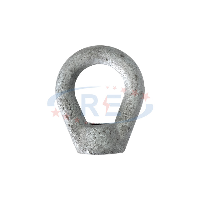 High Quality Steel Hardware Zinc Plated Ring Shape Oval Threaded Hanger Bolt Lifting Ring Eye Nut