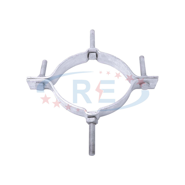 Hot Dip Galvanized ASTM A153 Mounting Clamp Adapter