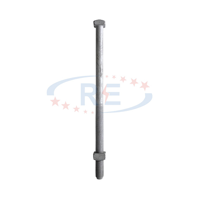 3/4” Galvanized Square Head Machine Bolt – ASTM A153
