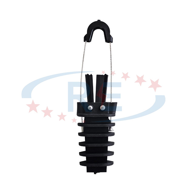 PA25 Plastic Anchor Clamp |Durable lv ABC Cable Tension Clamp for Ouedoor Use