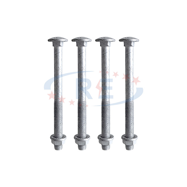 Heavy-Duty Carriage Bolt Hot-Dip Galvanized to ASTM A153